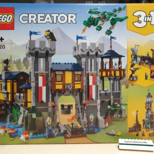 EckSteine Produktbild vom Set Mittelalterliche Burg der Marke LEGO mit der Setnummer 31120 aus der Kategorie CREATOR 3-IN-1.
