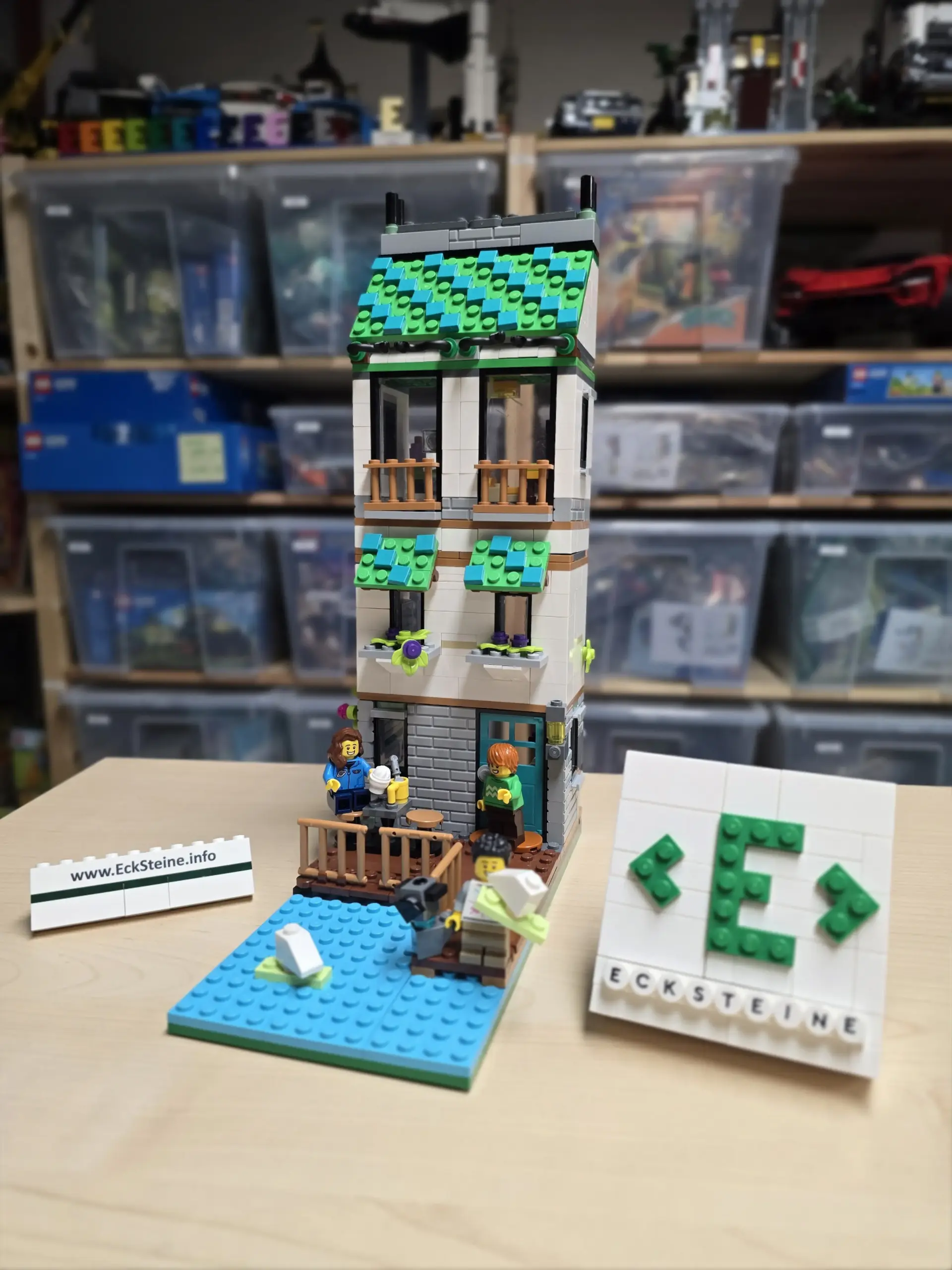 EckSteine Produktbild vom Set Gemütliches Haus der Marke LEGO mit der Setnummer 31139 aus der Kategorie CREATOR 3-IN-1.