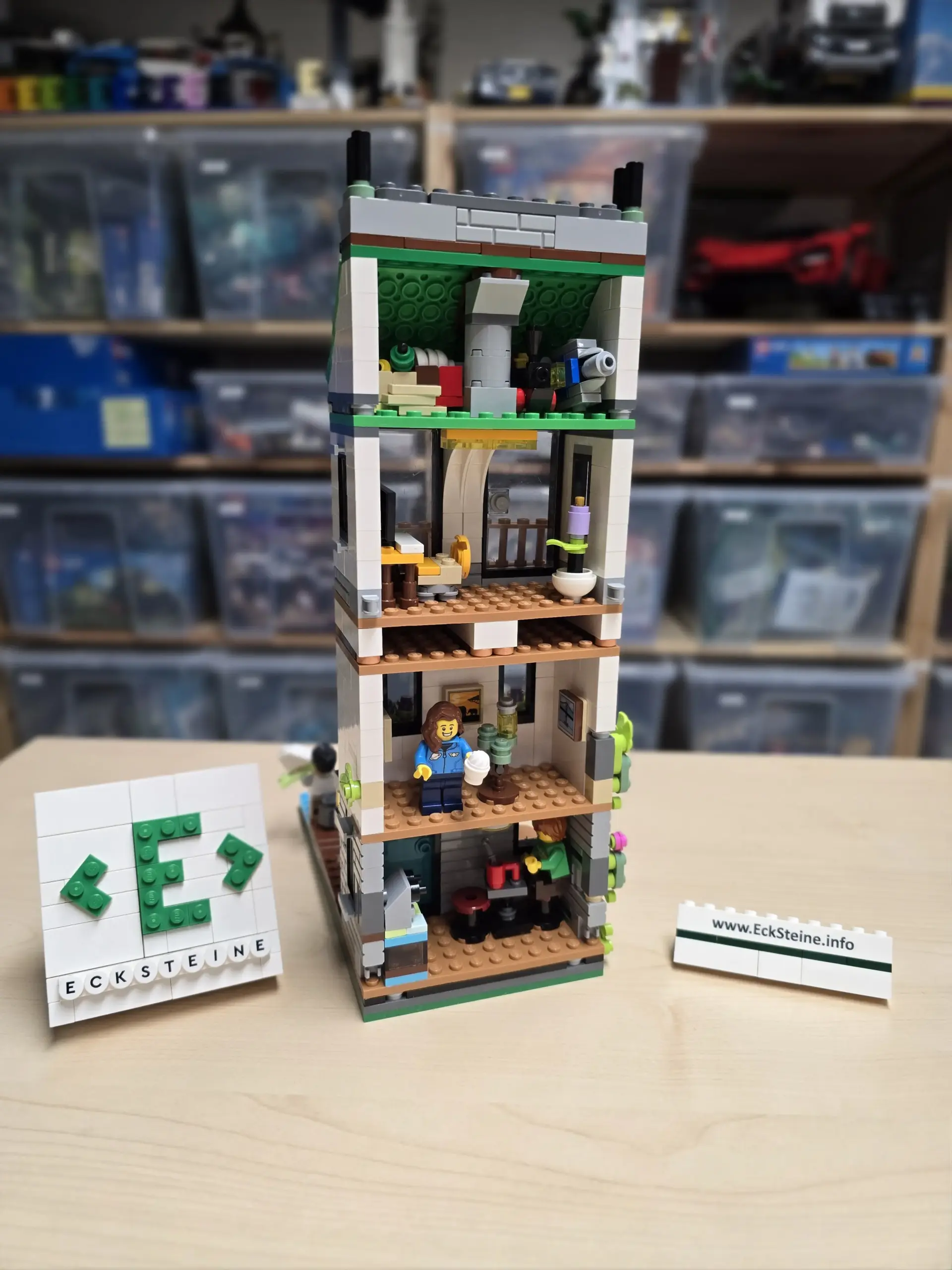 EckSteine Produktbild vom Set Gemütliches Haus der Marke LEGO mit der Setnummer 31139 aus der Kategorie CREATOR 3-IN-1.