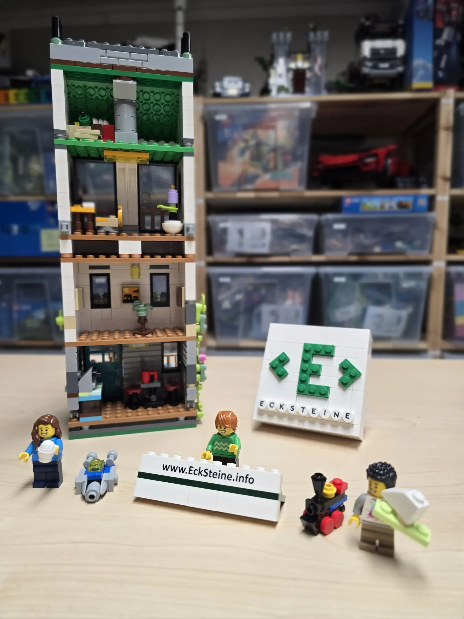 EckSteine Produktbild vom Set Gemütliches Haus der Marke LEGO mit der Setnummer 31139 aus der Kategorie CREATOR 3-IN-1.
