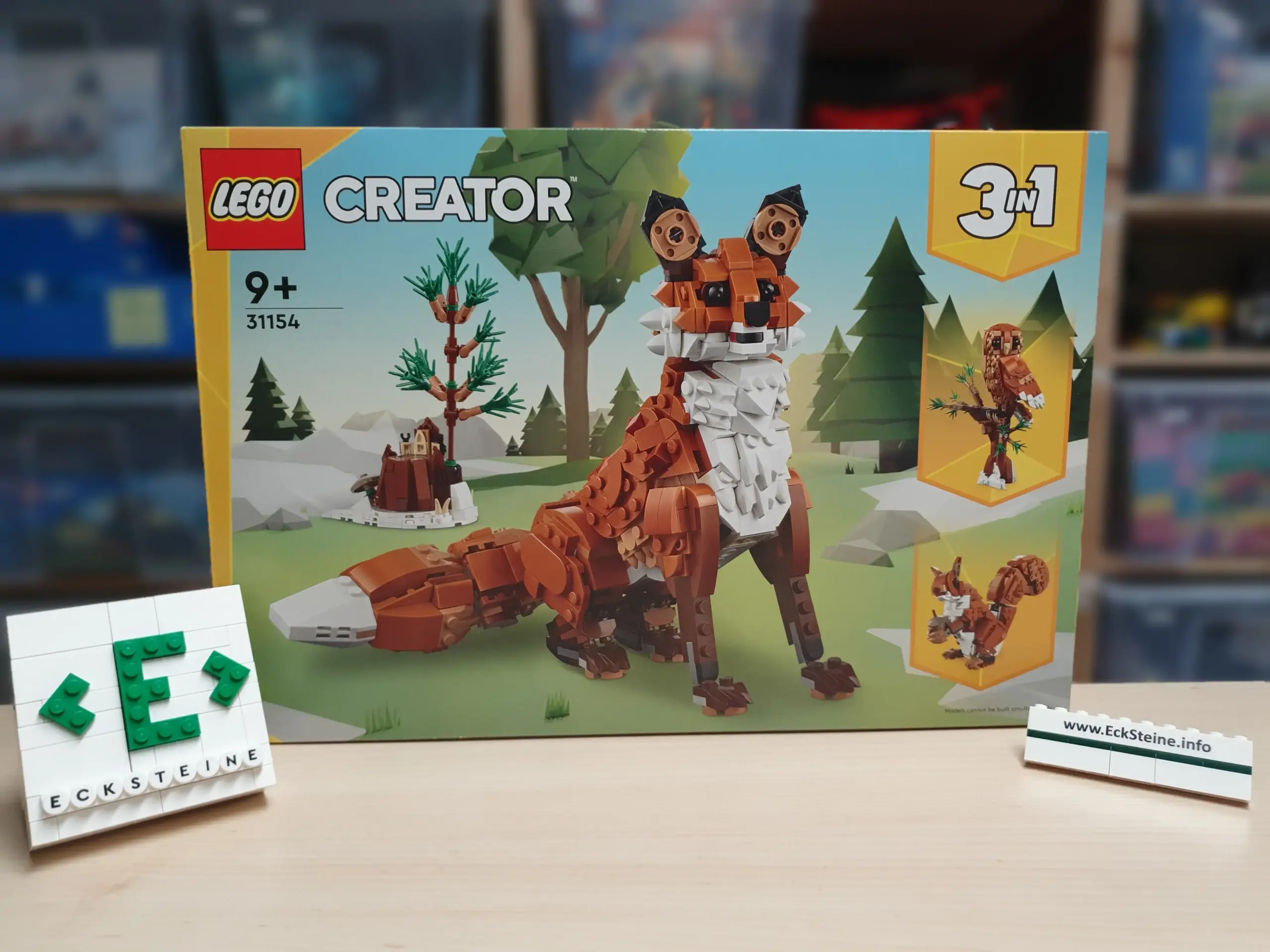 LEGO | CREATOR 3-IN-1 | Waldtiere: Rotfuchs | 31154