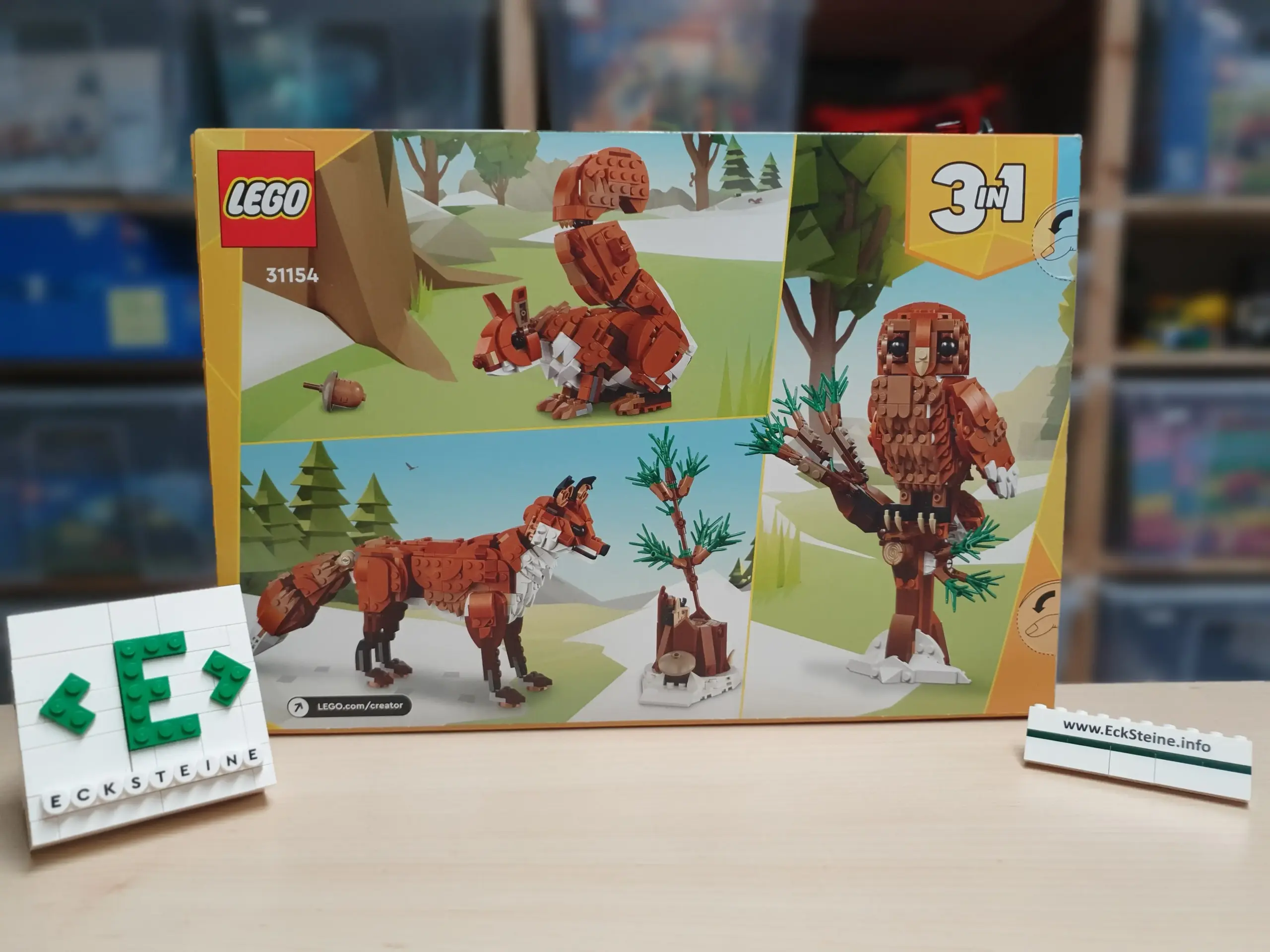 LEGO | CREATOR 3-IN-1 | Waldtiere: Rotfuchs | 31154 – Bild 2