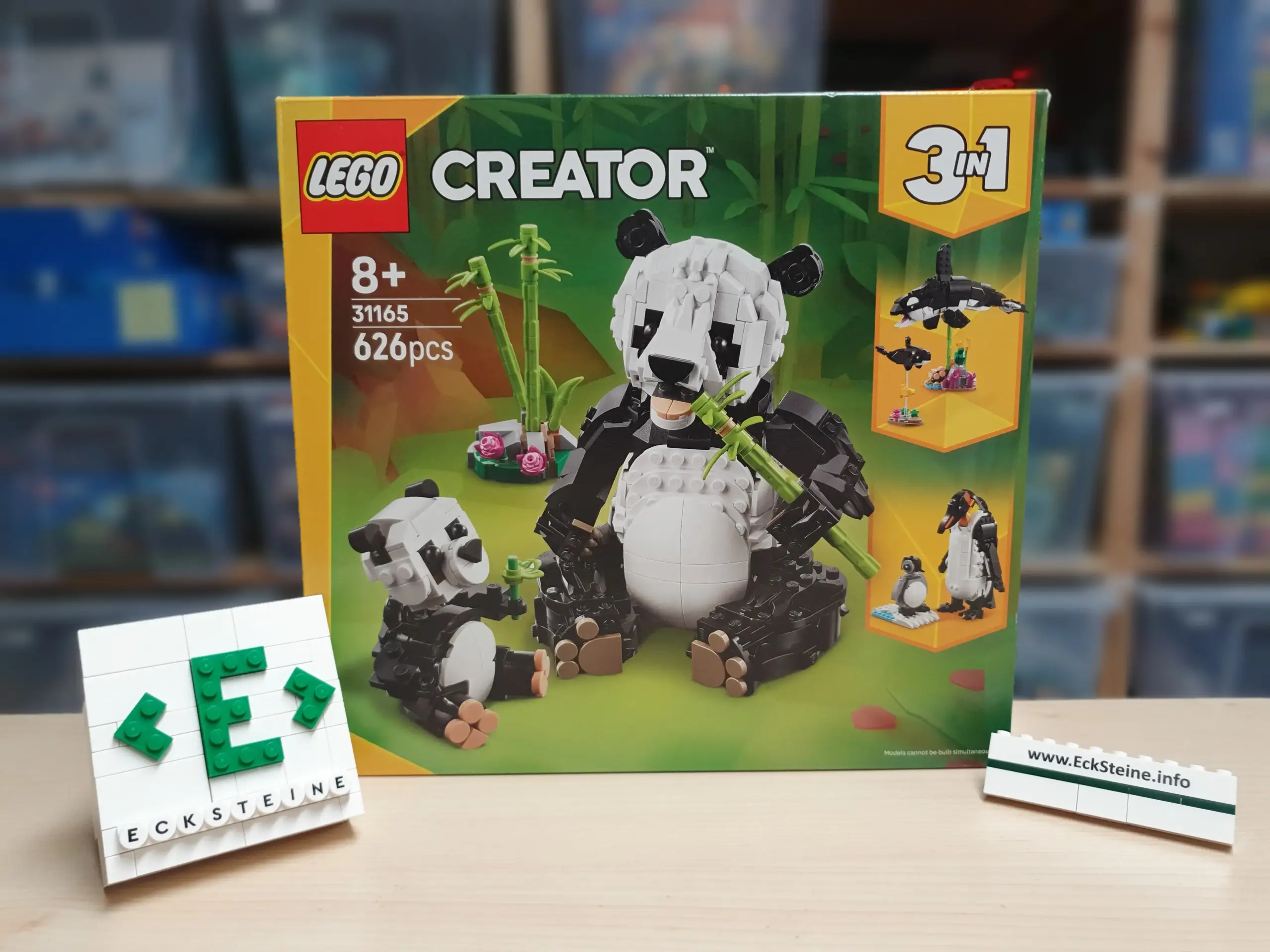 LEGO | CREATOR 3-IN-1 | Wilde Tiere: Pandafamilie | 31165