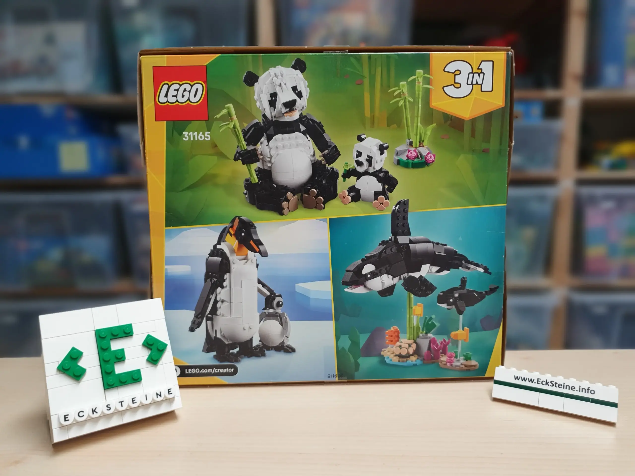 LEGO | CREATOR 3-IN-1 | Wilde Tiere: Pandafamilie | 31165 – Bild 2