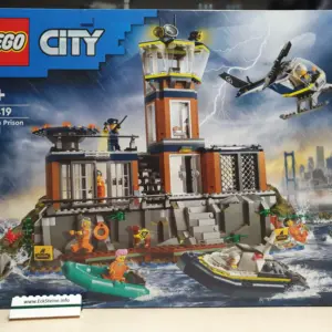 EckSteine Produktbild vom Set Polizeistation auf der Gefängnisinsel der Marke LEGO mit der Setnummer 60419 aus der Kategorie CITY.