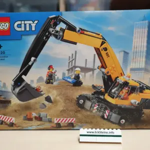 EckSteine Produktbild vom Set Raupenbagger der Marke LEGO mit der Setnummer 60420 aus der Kategorie CITY.