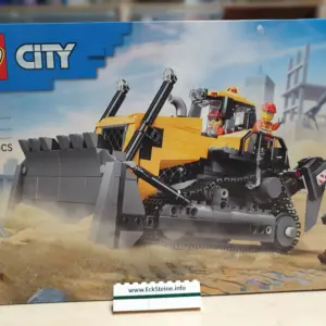 EckSteine Produktbild vom Set Gelber Bulldozer der Marke LEGO mit der Setnummer 60466 aus der Kategorie CITY.